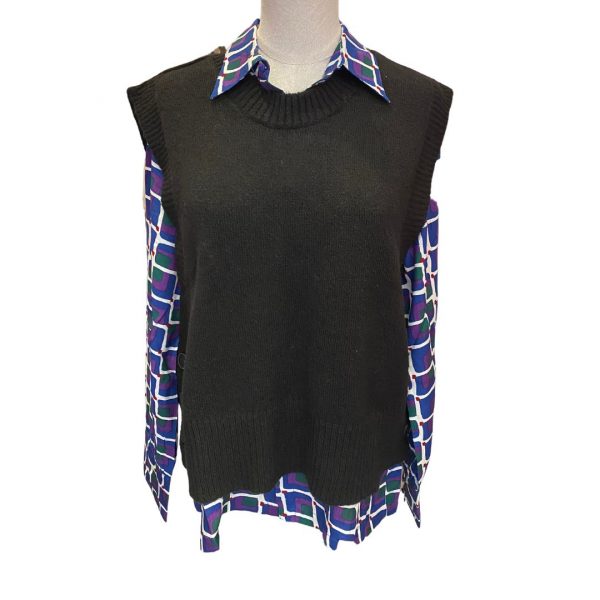 Pull Gréoux noir – Image 2