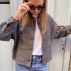 Veste Velvet Natte Blue