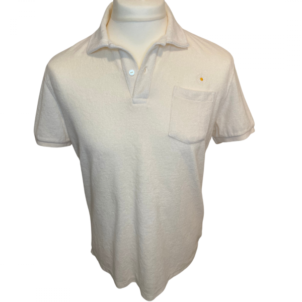 Polo éponge blanc – Image 3