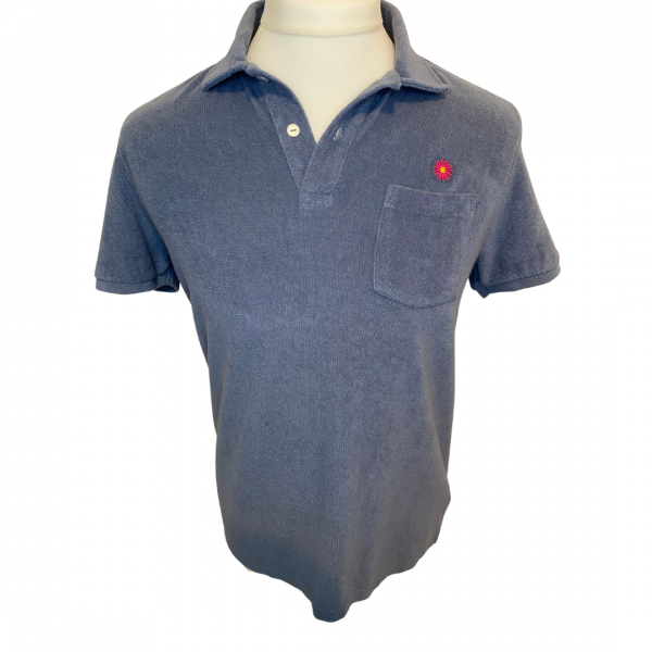 Polo éponge bleu – Image 2