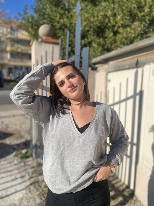 Sweat col V un peu beaucoup – Image 2